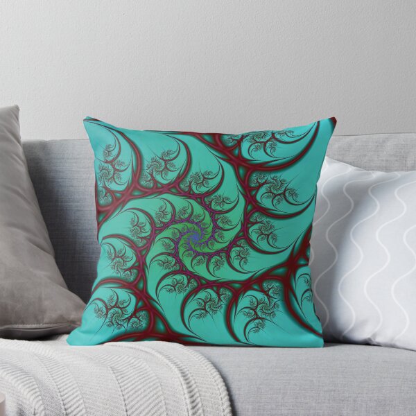 Item preview, Red on Turquoise Spiral designed and sold by Objowl.