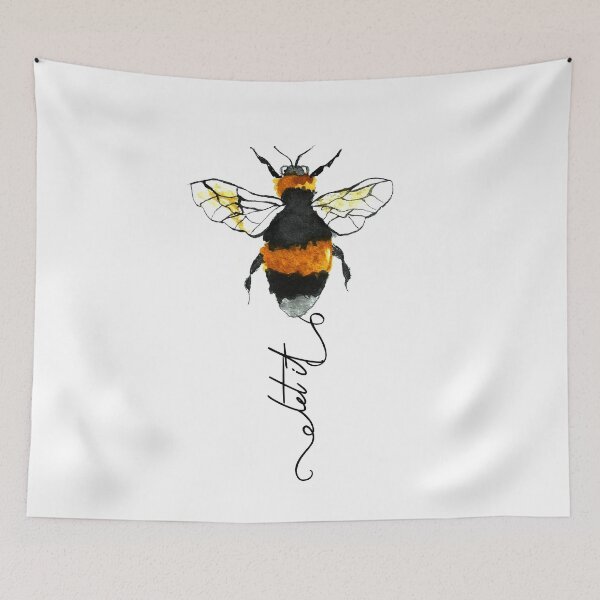Item preview, Bee lover, Watercolor Beekeeper honey whisperer designed and sold by SwankyFine.