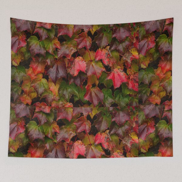 Item preview, Autumn background with colorful Ivy leaves designed and sold by vm2002.