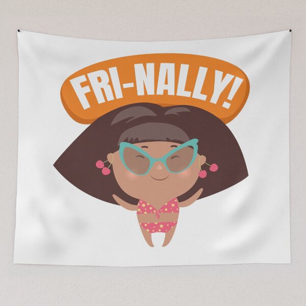 Item preview, Friyay It's Friday Frinally TGIF designed and sold by StickerbashCo.