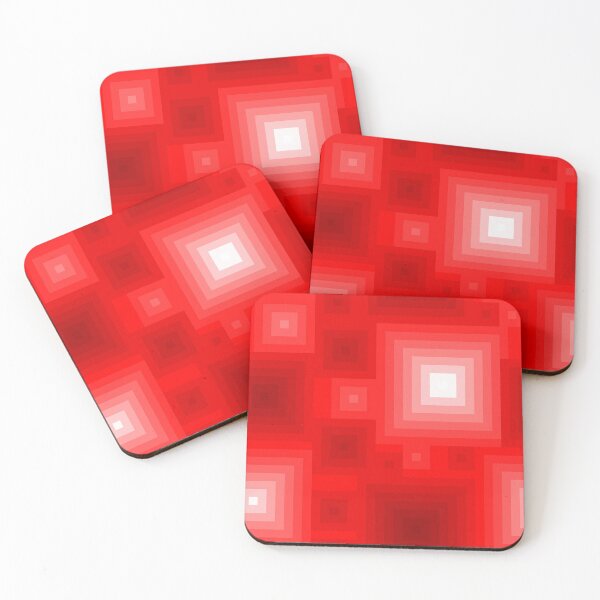 Topographic Plateau Coasters (Set of 4)