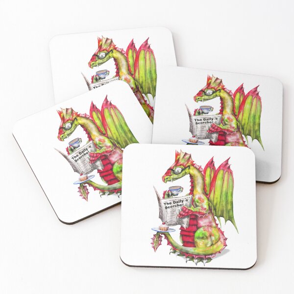 Item preview, Tea Time! | Cartoon Dragon designed and sold by Snootrac.