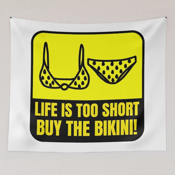 Item preview, Enjoy Life Live Laugh Love Life Is Too Short designed and sold by StickerbashCo.