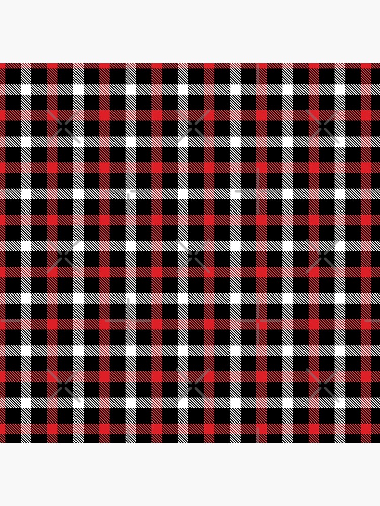 "red buffalo plaid pillow, tartan plaid throw pillows, buffalo plaid