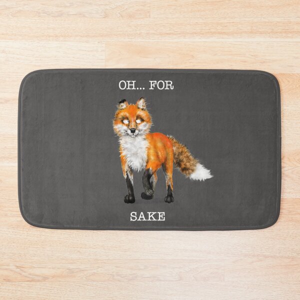 Item preview, Oh... For Fox Sake - Pale Title | Cartoon Fox  designed and sold by Snootrac.
