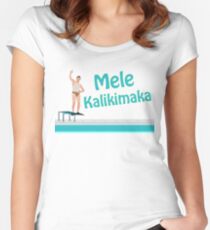 Christmas Vacation - Mele Kalikimaka Women's Fitted Scoop T-Shirt