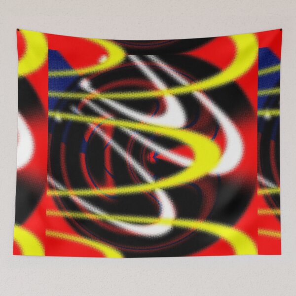 Item preview, Primary Groove Vinyl Record Sound Wave Abstract Art designed and sold by that5280lady.