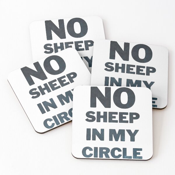 Item preview, No Sheep In My Circle designed and sold by dimitar-pnankov.