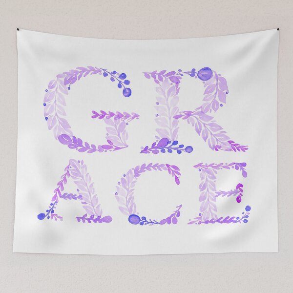 Item preview, Grace in purple designed and sold by Rachel Dash-Williams Creative.