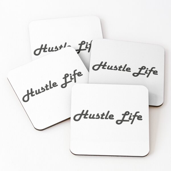 Item preview, Hustle Life Typography Design designed and sold by WeStarDust.