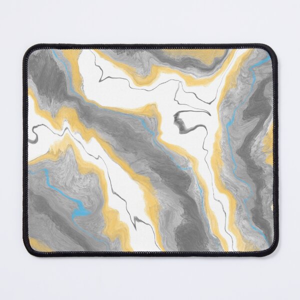 Item preview, Gold Marble Fluid Art Print  designed and sold by Sheletor.