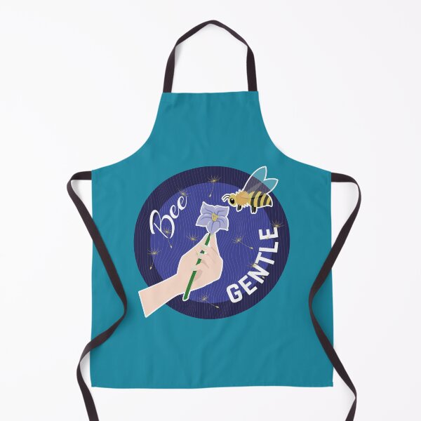 Item preview, Bee Gentle - blue designed and sold by Veronica Franchi.