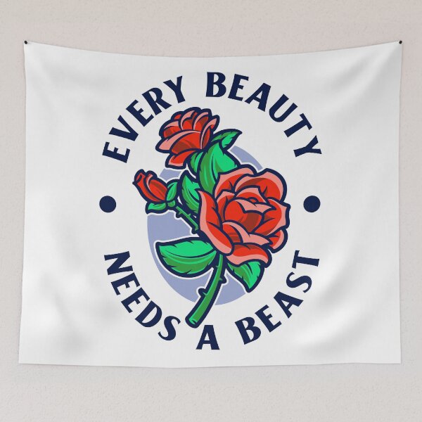 Item preview, Every Beauty Needs A Beast I Need You Beauty And Beast designed and sold by StickerbashCo.