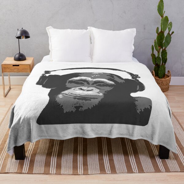 Item preview, Monkey with Headphones designed and sold by MAX SDCH.