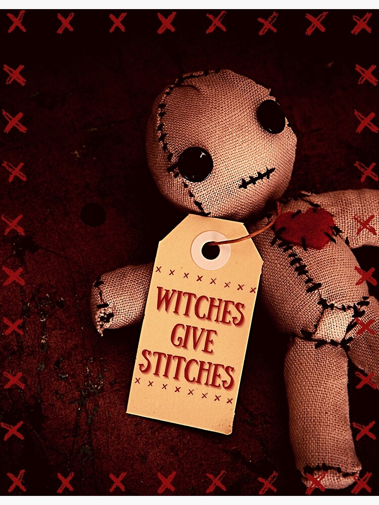 "Stitches and Witches" Poster by ShannaBTalley13 Redbubble
