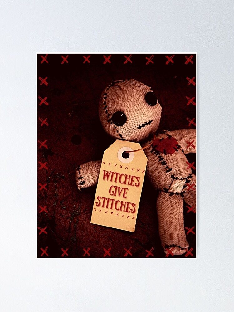 "Stitches and Witches" Poster by ShannaBTalley13 Redbubble