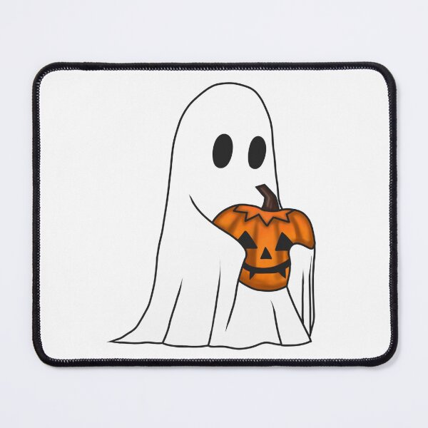 Item preview, Spooky Ghost Boy Loves His Jack-o-lantern I designed and sold by velvetearth.