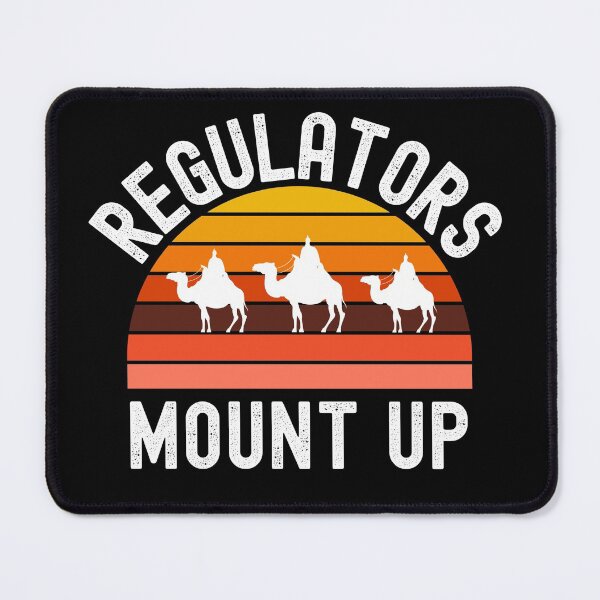 Item preview, Regulators Mount Up -Vintage Old school Hip Hop Holiday Funny Saying designed and sold by Vibbin4Life33.