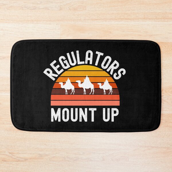 Item preview,  Regulators Mount Up -Vintage Old school Hip Hop Holiday Funny Saying  designed and sold by Vibbin4Life33.