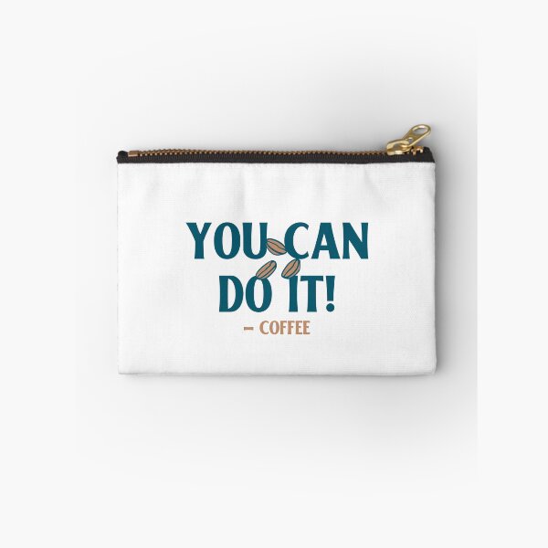 Item preview, Motivational Quote Fueled By Coffee You Can Do It designed and sold by StickerbashCo.