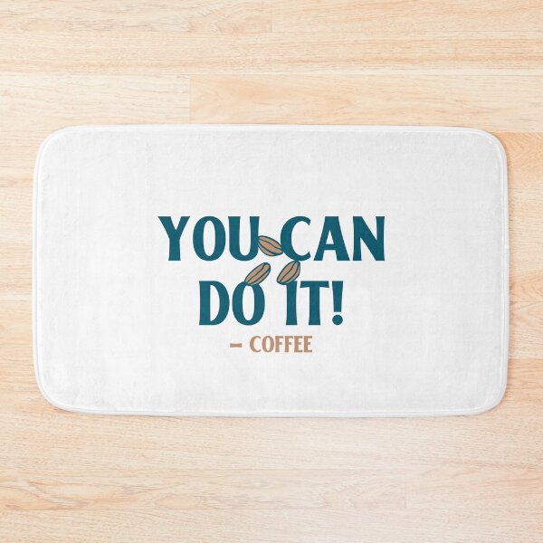 Item preview, Motivational Quote Fueled By Coffee You Can Do It designed and sold by StickerbashCo.