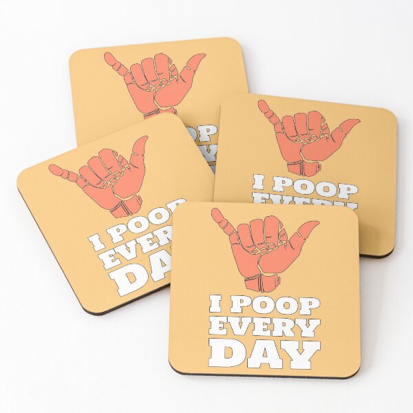 Item preview, I Poop Everyday Funny Dry Humour designed and sold by Meek-Anime.