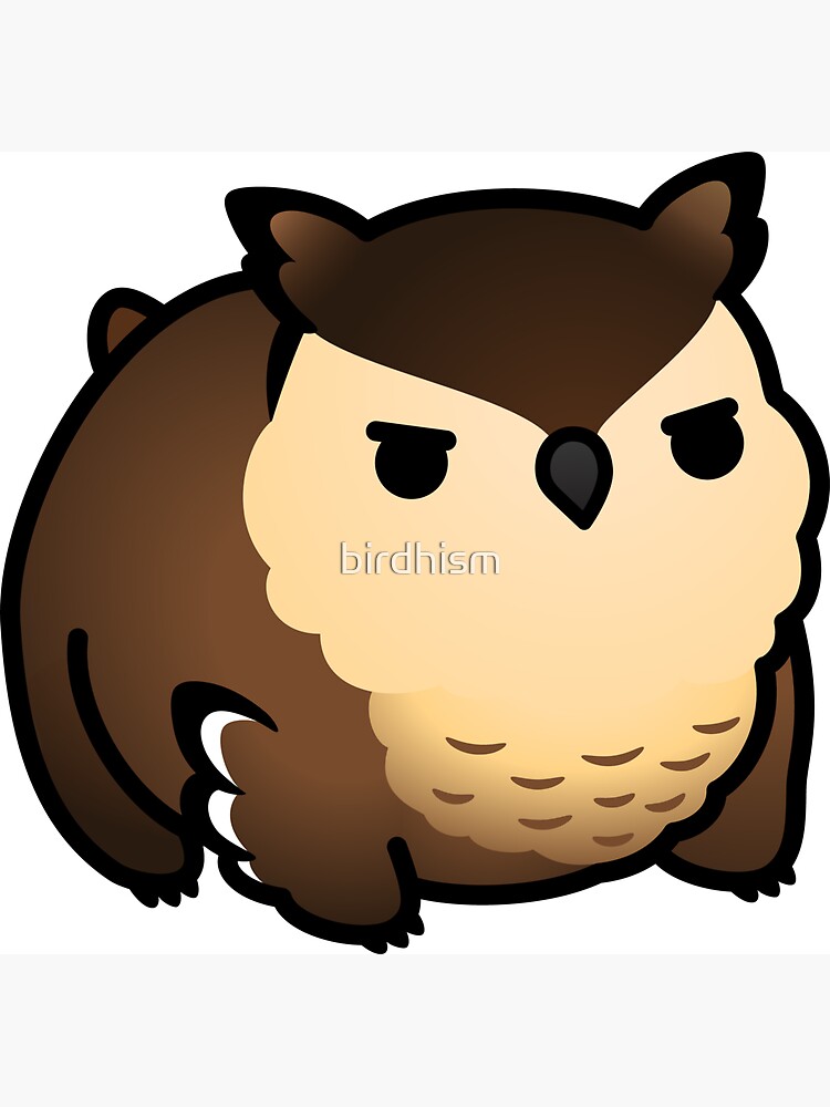 Thumbnail 3 of 3, Magnet, Chubby Owlbear designed and sold by birdhism.