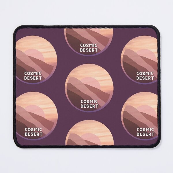 Item preview, Red Sand Cosmic Desert | Yellow & Purple Gradient Sticker designed and sold by MiaDelelai.