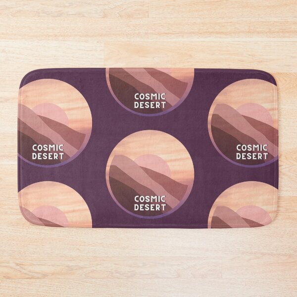 Item preview, Red Sand Cosmic Desert | Yellow & Purple Gradient Sticker designed and sold by MiaDelelai.