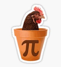 Chicken Pot Pi Sticker
