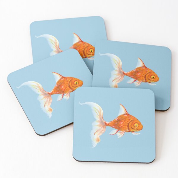Item preview, Swim Away Meryl - Cartoon Goldfish  designed and sold by Snootrac.