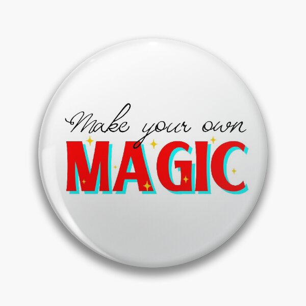 Item preview, Create Your Own Magic Make It Happen Inspirational Quote designed and sold by StickerbashCo.