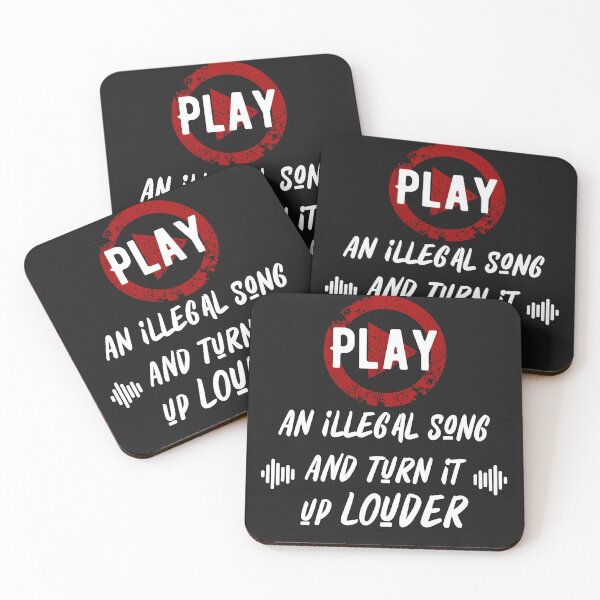 Item preview, Play An Illegal Song And Turn It Louder designed and sold by QlickDesign.