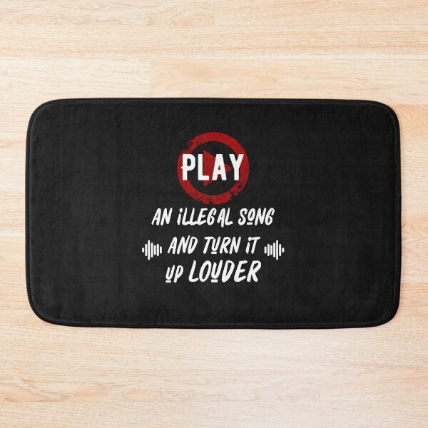 Item preview, Play An Illegal Song And Turn It Louder designed and sold by QlickDesign.