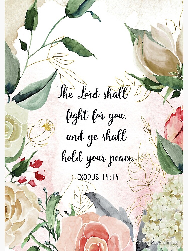 The Lord Fights for You {Postcard}