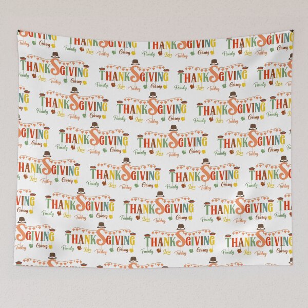 Item preview, Colorful Thanksgiving| Thanksgiving Pattern designed and sold by Karry-Pat.