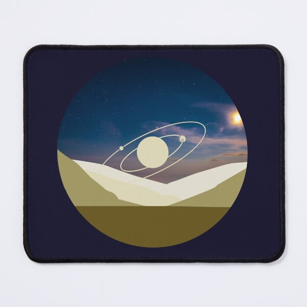 Item preview, Serene Cosmic Desert Sands | Galaxy Sticker designed and sold by MiaDelelai.