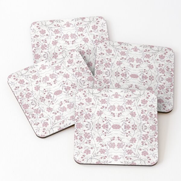 Item preview, Jasmine by William Morris - Pink Grey Gray Floral Vintage Pattern Variation designed and sold by PatternPerfect.