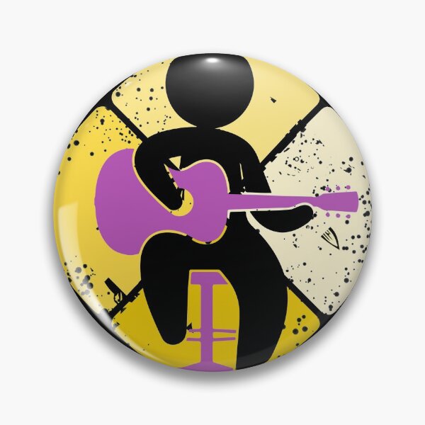 Item preview, Guitar guitarist instrument retro designed and sold by Imutobi.
