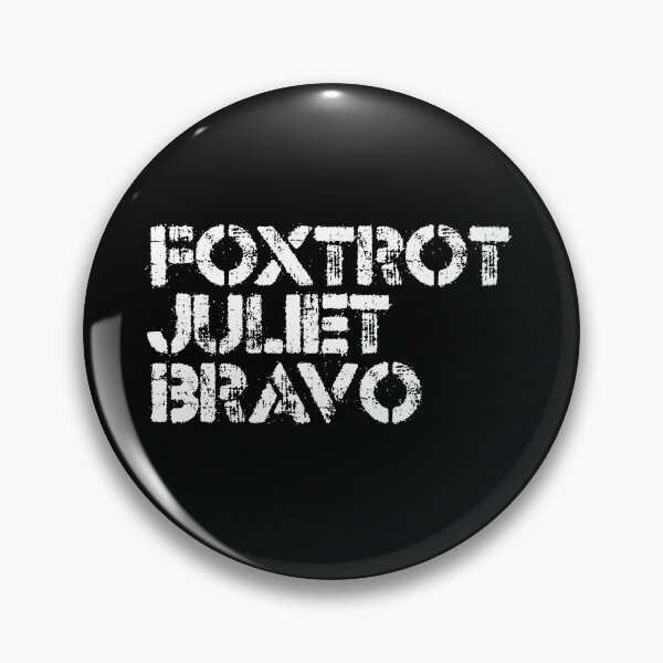 Aperçu de l'œuvre FJ et B en alphabet militaire créée et vendue par TheTeeSupplyCo.