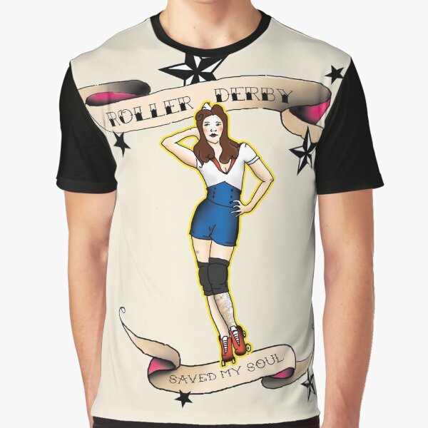 Sailor Jerry Roller Girl #1 Graphic T-Shirt