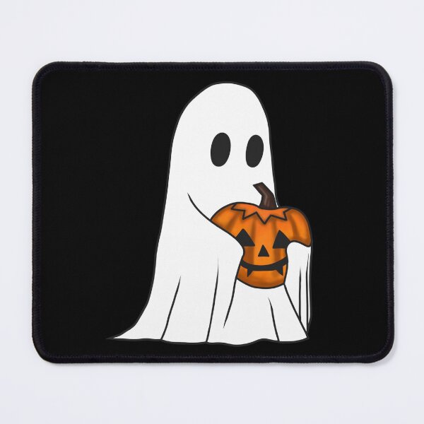 Item preview, Spooky Ghost Boy Loves His Jack-o-lantern II designed and sold by velvetearth.