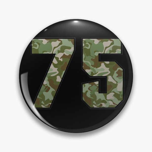 Item preview, Army Camo Number Seventy-five Veteran Lucky Number 75 designed and sold by Urosek.