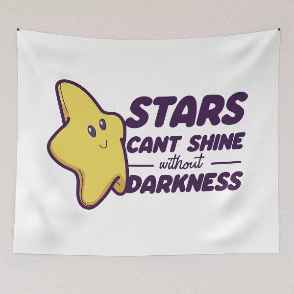 Item preview, Stars Shine In The Dark Shine Bright Words Of Encouragement designed and sold by StickerbashCo.