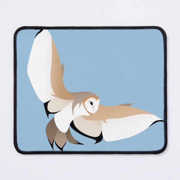 Item preview, Owl in Flight in Blue designed and sold by AnazenArt.