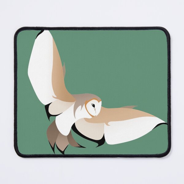 Item preview, Owl in Flight in Green designed and sold by AnazenArt.