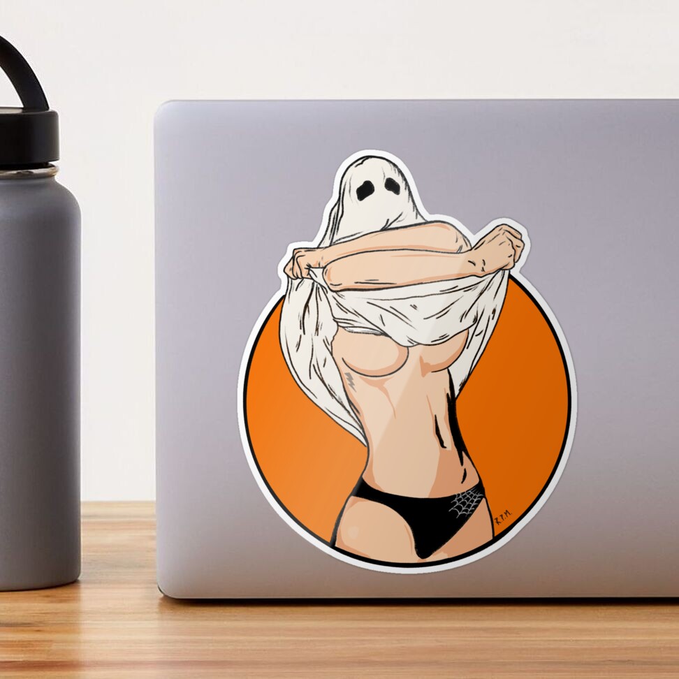 Sexy Sheet Ghost (no background) | Sticker