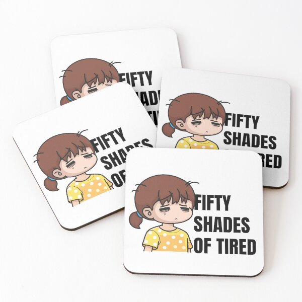 Item preview, Funny Tired Quotes Sleepy Tired Shades Of Tired designed and sold by StickerbashCo.