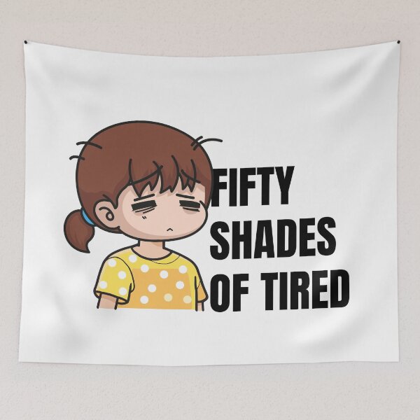 Item preview, Funny Tired Quotes Sleepy Tired Shades Of Tired designed and sold by StickerbashCo.
