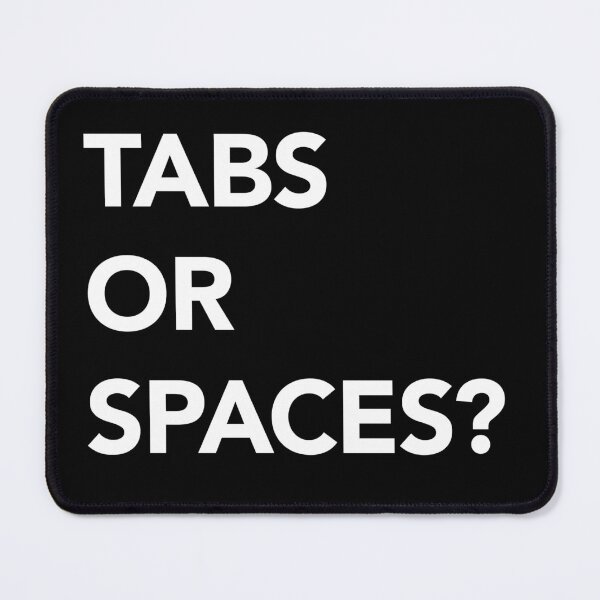Artikelvorschau, Tabs oder Spaces Programmierer Programmierung entworfen und verkauft von vladocar.